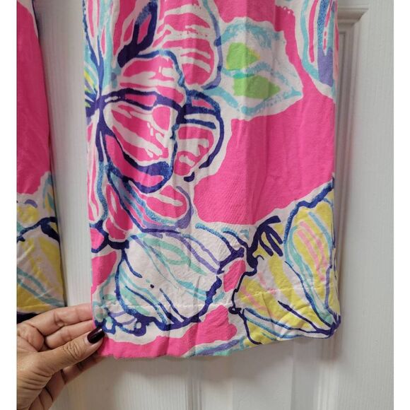 Lilly Pulitzer Georgia May Palazzo Flare Leg Pants S - Picture 6 of 8